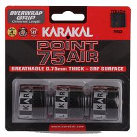 Karakal Point 75 Air Overwrap Grip 3Pack Black